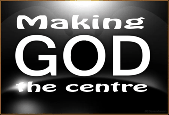 God is at the centre – not me!