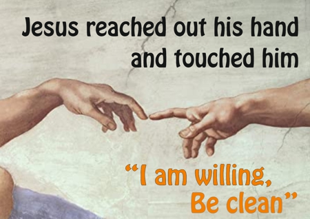 The Leper - Grace reaches out to him